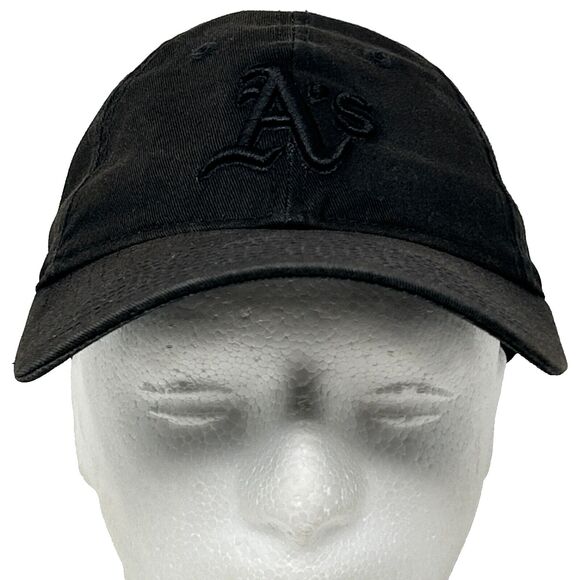 Oakland Athletics As Hat Baseball Cap Womens New Era Las Vegas Black On Black - Picture 1 of 9